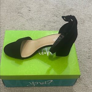 Black Ankle Strap Heels Brand new